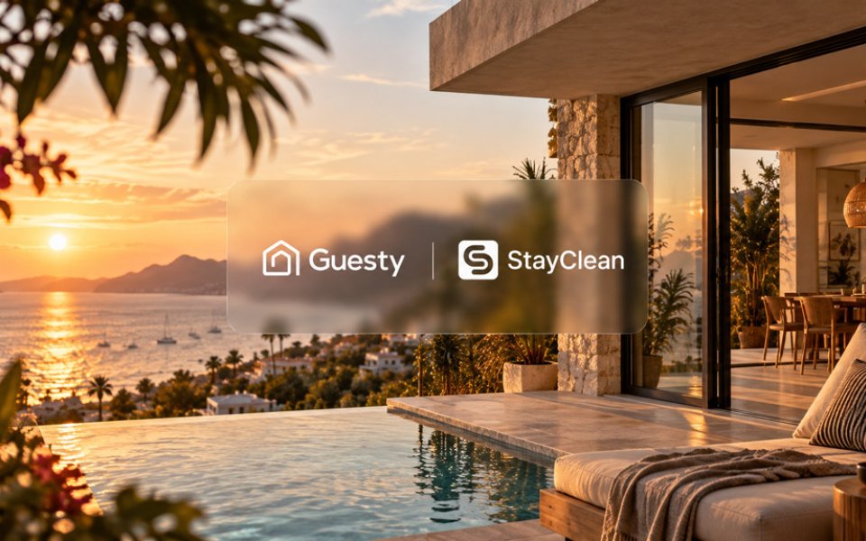 Official partnership between StayClean and Guesty